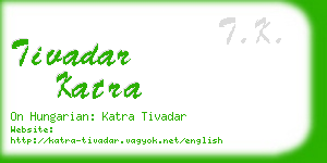 tivadar katra business card